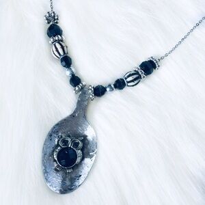 FLATWEAR | By Nancy Puckett Silver Owl Pendant